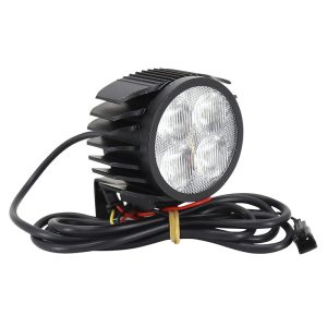 Light-Headlight for Scooter Fc1 LED Compatible Smartgyro-Kugoo with Horn Integrated Black