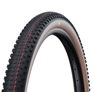 Pneu VTT - VAE 29 X 2.40 Schwalbe Rick Xc Noir Tlr Super Race (62-622) Tubeless Ready Flanc Transparent Homologué VAE E25 (Poids Max 125 Kg)