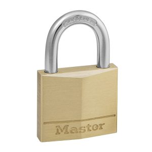 Cadenas A Clé Masterlock Laiton Anse Acier Cemente Largeur 30 mm, Anse 16 mm, Diam 5 mm (Double Verrouillage) (Vendu A L'Unite)