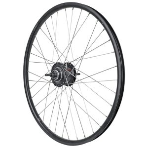 Roue City Disque Arrière 26" Moyeu Nexus 7V Centerlock Noir Jante 19C 36 Rayons
