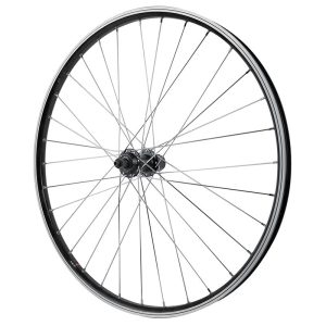 MTB Rim-brake Wheel Lockout 26" M670 Combo Plus Rear Black Shimano Hub Qc300 10-9-8V Compatible 11-10-9V Rim 21C 32 Spokes -Max. Weight 150 Kg