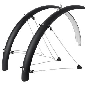 Mudguard MTB Beads 26" Stronglight Ring 54 mm Matte Black (Pair) with Mount Classic Beads STAINLESS