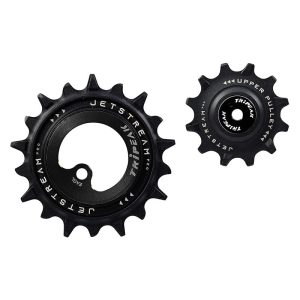 Galet Dérailleur Aopw Tripeak 12-18 Dents Céramique 12X1V. Sram VTT Eagle Axs Noir (Jeu De 2) (Garantie 4 Ans)