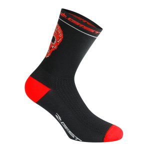 Summer Ankle Socks Gist Crane-Skull Black/red 33-36 - Height 18 cm (Pair)