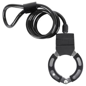 Bike/scooter Lock Cable Buckle with Cuff Dia 8 mm L1M - Supplied with 2 Keys -Security Level 6