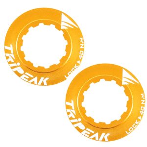 Écrou Disque De Frein Centerlock Tripeak Aluminium Ultra Léger 7G Or - Serrage Interne (Vendu A La Paire)