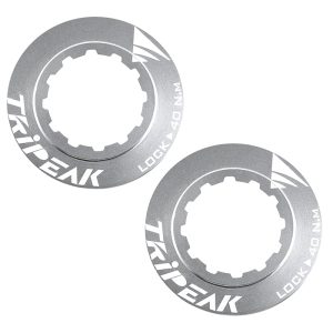 Écrou Disque De Frein Centerlock Tripeak Aluminium Ultra Léger 7G Argent - Serrage Interne (Vendu A La Paire)