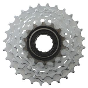 Roue Libre 5V. Sunrace 14-28 Argent Indexee (En Boite)