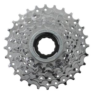 Roue Libre 7V. Sunrace 13-28 Chrome Indexee (En Boite)