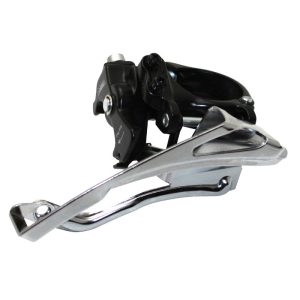 Dérailleur VTT Avant Sunrace M30 A Collier Bas 34,9 Pour 48X38X28 Tirage Haut-Bas (Avec Collier Adaptateur 31.8 Et 28.6)