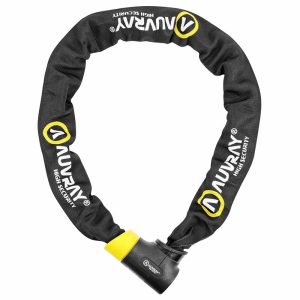 Bike Chain Lock Key Auvray C-Block Pro Dia 8.5 mm L 90 cm with Lock Integrated (Sold Individually) - Approved Art**