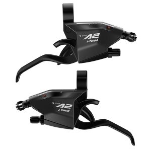 Levier-Manette VTT Patin Ltwoo 3 X 7V. Noir V-Brake Compatible Shimano (Paire)