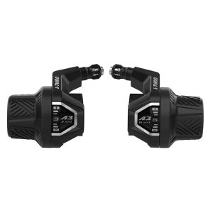 Manette VTT Ltwoo 3 X 8V. Poignée Tournante A3 Avec Cadran Compatible Shimano (Paire)