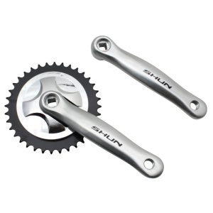 Pédalier City P2R Manivelles Alu 170 mm Plateau 36D. Chaîne 3.30 (Offre Spéciale)