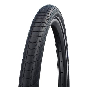Pneu VTT Urbain 20 X 2.15 Schwalbe Big Apple Noir Tr (55-406) Renfort Raceguard Flanc Reflex Compatible VAE (Offre Spéciale)