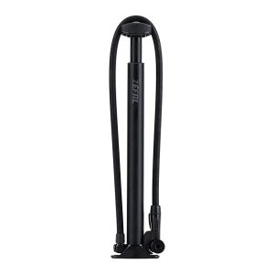 Pompe Zefal Adventure Portative Corps Et Support Alu Noir 9Bars Raccord Switch Vp-Vs Avec Accessoires 9 Bars (Longueur 300 mm) -Fixation Cadre-