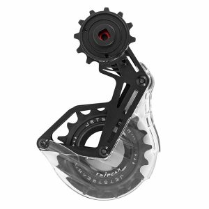 Chape Dérailleur Aero-Wing Opw Tripeak 12-18 Dents 12X2-1V. Sram Axs Red-Force-Rival-Red E-1 Noir Aluminium (Garantie 4 Ans)