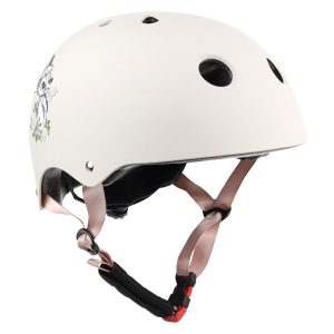 Casque Vélo Enfant Disney Bambi Rose Avec Molette Réglage Taille 52-56 (Vendu Sur Carte)