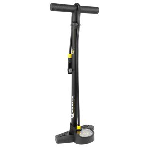 Pompe A Pied Michelin Air Control Acier Noir Avec Manometre Analogique 11Bars Raccord Clever Valve Vp-Vs