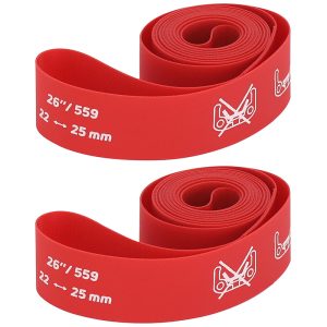 Fond De Jante Zefal VTT 26X22 Rouge Haute Pression (Vendu A La Paire)