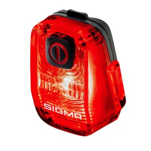 Éclairage Vélo Usb Arrière Sur Tige De Selle Sigma Nyte 10 (Éclairage Fixe Et Clignotant - Autonomie 33H En Clignotant - Visible 500M) Noir
