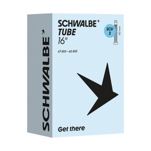 Chambre A Air Vélo 16 X 1.90-2.40 Schwalbe Clik Valve 40 mm (47-62X305) (Scv3)