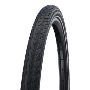 Pneu VTC Urbain 700 X 40 Schwalbe Road Cruiser Plus Hs484 Noir Tr (42-622) Renfort K-Guard Flanc Reflex Compatible VAE
