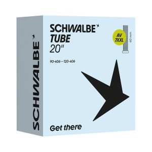 Chambre A Air Vélo 20 X 3.50-4.80 Schwalbe Valve Standard 40 mm (90-120X406) (Sv7B)