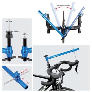 Outil Pour Alignement-Inclinaison Levier-Manette Vélo Toopre A Fixer Sur Jeu De Direction M6-M10 (Vendu A L'Unite) -Rotation 360°