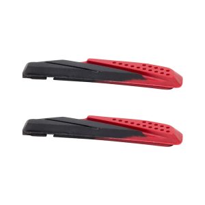 Patin De Frein VTT V-Brake Elvedes 72 mm Noir-Rouge (1 Paire Sur Carte)
