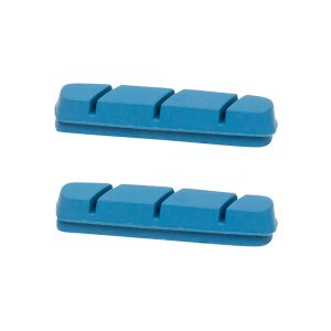 Patin De Frein Route Elvedes Pour Campagnolo Sur Jante Carbone 55 mm Bleu (1 Paire)