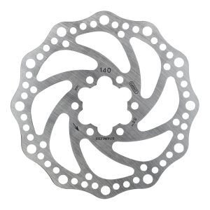 Disque De Frein Route - VTT 6 Trous Elvedes 140 mm Argent (86 G) -Épaisseur 1.8 mm- Inclus Vis