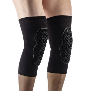 Protection Genouilleres VTT Seryt Flow Alps Antibacterien, Antiderapante, Sans Couture Noir S (Vendu A La Paire) 300 G -Ce En 1621.1 Niveau 1-