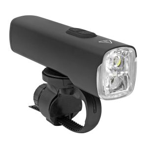 USB Bike Light Front Newton 1200 Lumen Light Fixed (Range Mode 100% : 2H30) (Supplied with Handlebar Mount) Black - Rechargeable USB