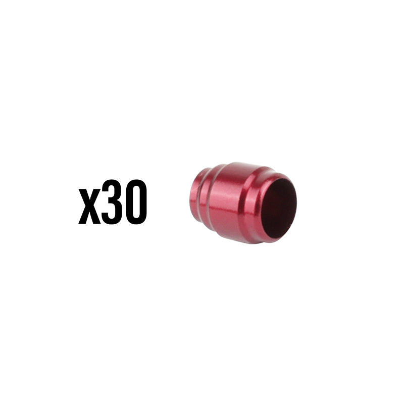 Raccord Durite Frein Elvedes Olive Compatible Sram Av02-1 Rouge (Vendu Par 30)