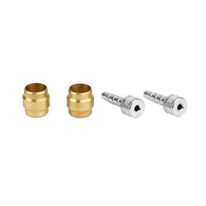 Raccord Durite Frein Elvedes Olive Et Insert - Pin Compatible Campagnolo (Paire Olive Et Insert)