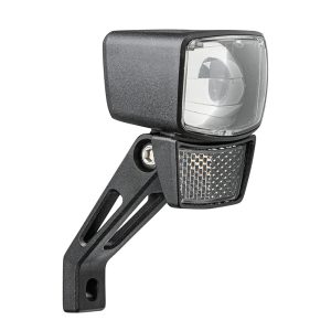 Éclairage Vélo VAE - E-Bike Avant Sur Fourche Axa Nxt 30 E-Bike 6-48V 30Lux Homologué Noir Compatible Dynamo - Pour Voir A 50M Et Visible A 3Kms