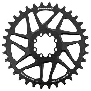 Plateau VTT Direct Mount 8 Trous Pour Sram Sx-Nx-Gx Stronglight Mono Alu Noir 34 dents - 12V. Narrow Wide (Deport 3 mm)