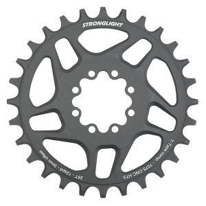 Plateau VTT Direct Mount 8 Trous Pour Sram X01-Xx1 Stronglight Mono Alu Ht3 Noir 28 dents - 12V. Narrow Wide (Deport 3 mm)