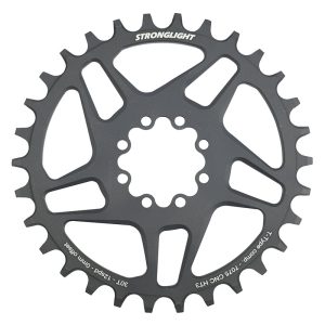 Plateau VTT Direct Mount 8 Trous Pour Sram X01-Xx1 Stronglight Mono Alu Ht3 Noir 30 dents - 12V. Narrow Wide