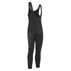 Cuissard - Collant Long Gist Bretelles Bib-Tighs Zero Pour Temperature 0° Noir Zip Aux Chevilles L
