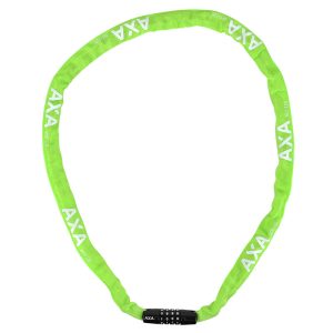 Antivol Vélo Chaîne A Combinaison Axa Rigid Code Diam 3.5 mm L1.20M Vert - Sécurité Niveau 3-15