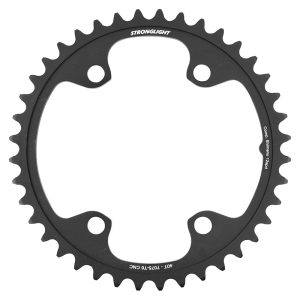 Plateau Route 4 branches Ø 110 Pour Shimano Ultegra R8100- Dura-Ace R9200- 105 R7100 Stronglight 40 dents Intérieur Noir Alu 12V. Pour Extérieur 54 dents
