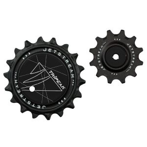 Galet Dérailleur Aopw-Aero Tripeak 12-18 Dents Céramique 12X2V. Shimano Dura-Ace R9200, Ultegra R8100, 105 R7100, Sram Axs Red E1-Force E1 Noir (Vendu Au Kit) (Garantie 4 Ans)