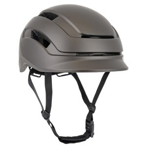 Adult Bike Helmet Newton Urban Commuter Anthracite Matte Size 55-58 Dial Adjustment - Rear Light USB 270 G -Included Cable