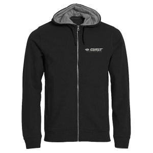 Sweat-Shirt A Capuche Gist Noir Logo Gist M