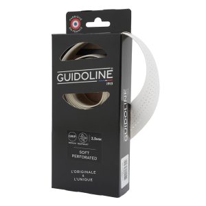 Bar Tape - Velox Handlebar Soft Grip Perforated White - Guidoline