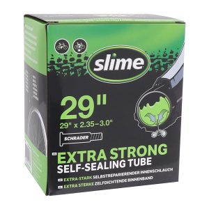 Chambre A Air Vélo 29 X 2.35-3.0 Slime Valve Schrader Obus Demontable Avec Liquide Anti-Crevaison -Compatible VAE-