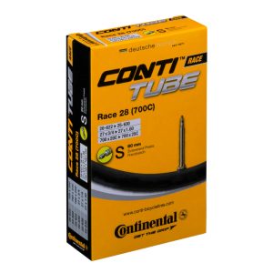Chambre A Air Vélo 700 X 20-25 Continental Valve Presta Obus Demontable 60 mm