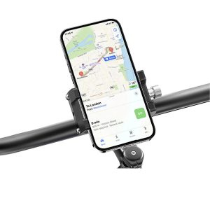Phone Mount-Phone Rixus Universal Adjustable Vertically-Horizontally Black with Mount Clamp on Handlebar (Sold Individually) Compatible MTB and Road -Rxhb06